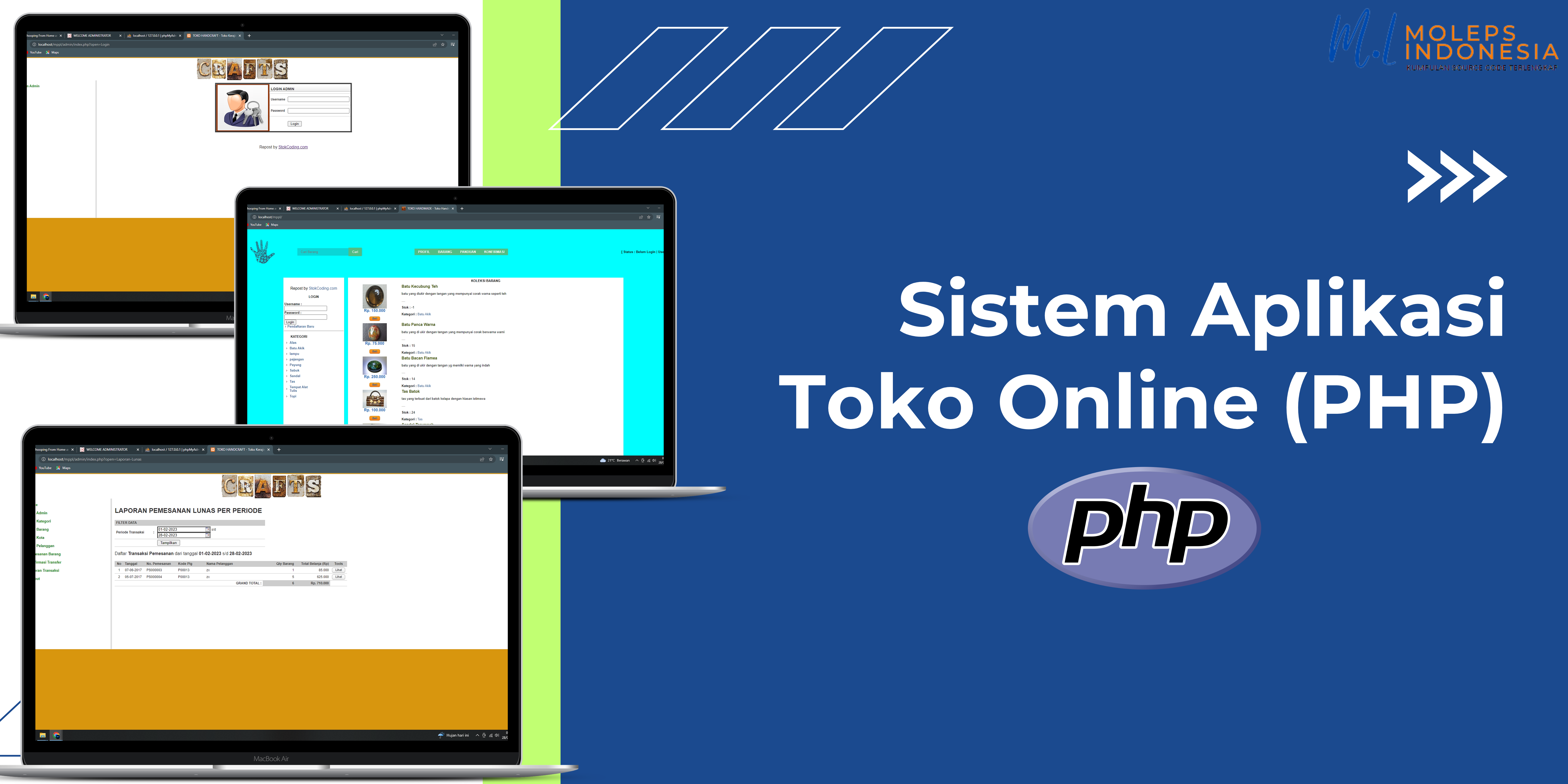 Sistem Aplikasi Toko Online (PHP)